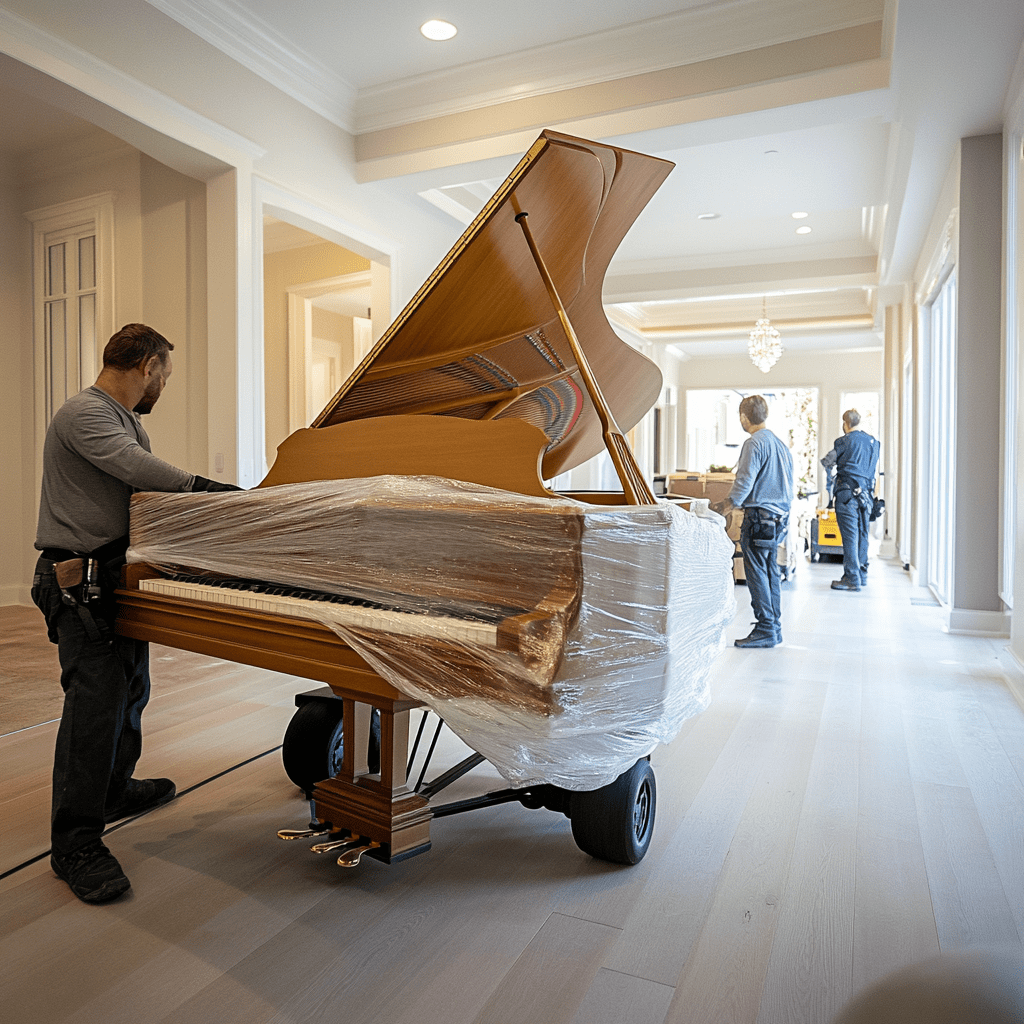 flytta piano till nya hemmet